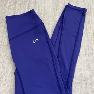 Women's Blue Seamless Leggings